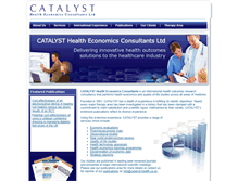 Tablet Screenshot of catalyst-health.co.uk